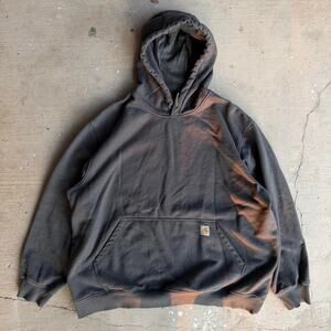 Carhartt grey rain defender hoodie